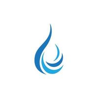 waterdruppel logo sjabloon vector