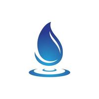 waterdruppel logo sjabloon vector