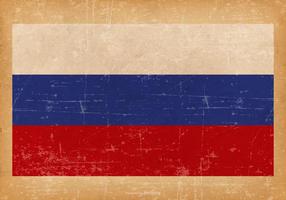 Grunge Vlag van Rusland vector