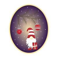 Kerstmis kaart. vector illustratie