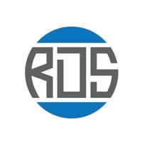 rds brief logo ontwerp Aan wit achtergrond. rds creatief initialen cirkel logo concept. rds brief ontwerp. vector