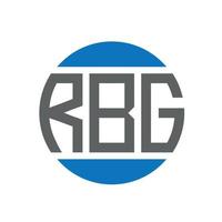 rbg brief logo ontwerp Aan wit achtergrond. rbg creatief initialen cirkel logo concept. rbg brief ontwerp. vector