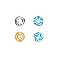 abstract cirkel logo vector sjabloon icoon illustratie