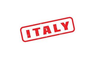 Italië postzegel rubber met grunge stijl Aan wit achtergrond vector