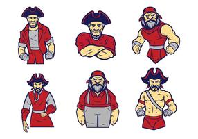 Gratis Piraat Logo Vector