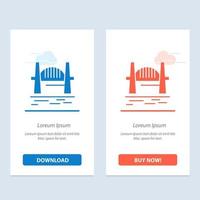 Australië brug stad sets haven Sydney blauw en rood downloaden en kopen nu web widget kaart sjabloon vector