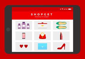 Rode Ruby Slippers Online Winkelen Gratis Vector