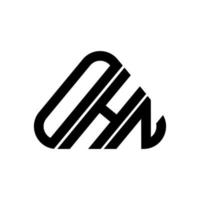 oh nee brief logo creatief ontwerp met vector grafisch, oh nee gemakkelijk en modern logo.