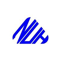 nuh brief logo creatief ontwerp met vector grafisch, nuh gemakkelijk en modern logo.