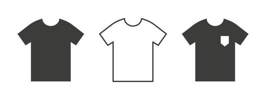 t-shirts icoon. te groot t-shirt. kleren pictogrammen modern stijl. vector illustratie