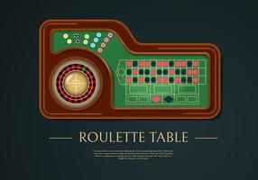 Realistische Roulette Tabel Vector Illustratie