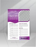 kleurrijk abstract modern reclame folder, poster sjabloon voor multipurpose vector