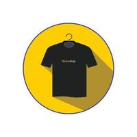 t-shirt icoon, kleding op te slaan pictogrammen vector