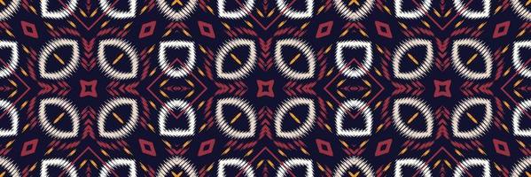 batik textiel etnisch ikat kader naadloos patroon digitaal vector ontwerp voor afdrukken Saree kurti Borneo kleding stof grens borstel symbolen stalen partij slijtage