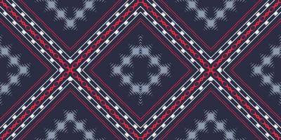 etnisch ikat ontwerpen batik textiel naadloos patroon digitaal vector ontwerp voor afdrukken Saree kurti Borneo kleding stof grens borstel symbolen stalen elegant