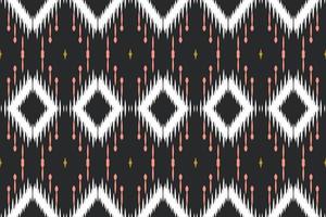 ikat afdrukken tribal kleur naadloos patroon. etnisch meetkundig ikkat batik digitaal vector textiel ontwerp voor prints kleding stof Saree mughal borstel symbool zwaden structuur kurti kurtis kurta's