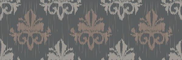 ikat damast Scandinavisch borduurwerk, ikat naadloos tribal abstract, etnisch geboorte digitaal textiel Aziatisch ontwerp oude kunst voor prints kleding stof Saree mughal zwaden structuur kurti kurtis kurta's vector