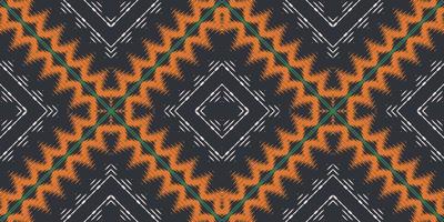 ikkat of ikat vector batik textiel naadloos patroon digitaal vector ontwerp voor afdrukken Saree kurti Borneo kleding stof grens borstel symbolen stalen ontwerper