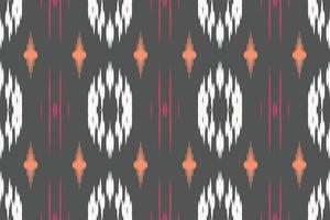ikat bloemen tribal aztec naadloos patroon. etnisch meetkundig ikkat batik digitaal vector textiel ontwerp voor prints kleding stof Saree mughal borstel symbool zwaden structuur kurti kurtis kurta's