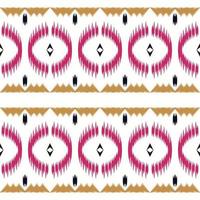 ikat structuur tribal kruis naadloos patroon. etnisch meetkundig batik ikkat digitaal vector textiel ontwerp voor prints kleding stof Saree mughal borstel symbool zwaden structuur kurti kurtis kurta's