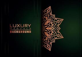 luxe sier- mandala achtergrond, arabesk stijl vector