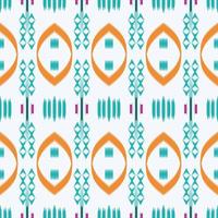 ikat strepen tribal kunst naadloos patroon. etnisch meetkundig ikkat batik digitaal vector textiel ontwerp voor prints kleding stof Saree mughal borstel symbool zwaden structuur kurti kurtis kurta's