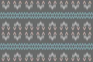 motief ikat damast tribal achtergrond Borneo Scandinavisch batik Boheems structuur digitaal vector ontwerp voor afdrukken Saree kurti kleding stof borstel symbolen stalen