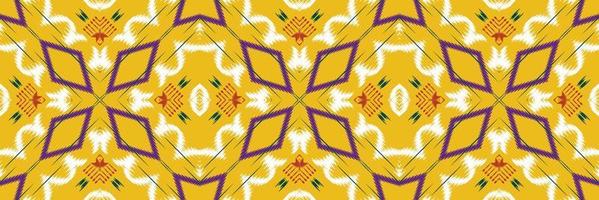 ikat kader batik textiel naadloos patroon digitaal vector ontwerp voor afdrukken Saree kurti Borneo kleding stof grens borstel symbolen stalen partij slijtage