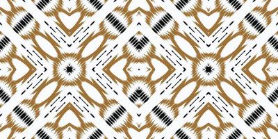 ikat diamant tribal kleur naadloos patroon. etnisch meetkundig ikkat batik digitaal vector textiel ontwerp voor prints kleding stof Saree mughal borstel symbool zwaden structuur kurti kurtis kurta's