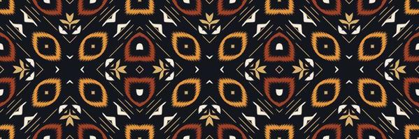 batik textiel etnisch ikat bloemen naadloos patroon digitaal vector ontwerp voor afdrukken Saree kurti Borneo kleding stof grens borstel symbolen stalen katoen