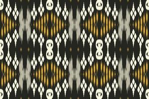 ikat bloemen tribal kruis naadloos patroon. etnisch meetkundig ikkat batik digitaal vector textiel ontwerp voor prints kleding stof Saree mughal borstel symbool zwaden structuur kurti kurtis kurta's