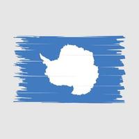 antarctica vlag borstel vector