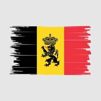 belgie vlag borstel vector