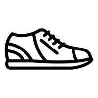 gewoontjes sportschoenen icoon, schets stijl vector