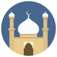 Ramadan icoon voor moskee. vector