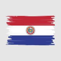 Paraguay vlag borstel vector