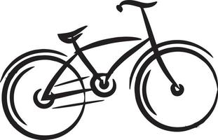 fiets icoon. fiets ras symbool. wielersport ras vlak icoon. fietser teken. weg fietser silhouet. sport- logo vector