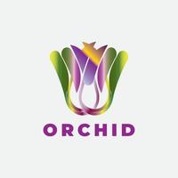 aromatisch bloem parfum logo vector