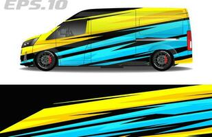 gravis ontwerp voor auto kleurstelling stickers met abstract racing motieven vector