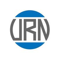 vrn brief logo ontwerp Aan wit achtergrond. vrn creatief initialen cirkel logo concept. vrn brief ontwerp. vector