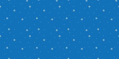 blauw naadloos sneeuwvlok patroon in de nacht vector