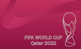 Krakau, Polen december 13 2022, Argentinië vs kroazië. fifa wereld kop qatar 2022. vector