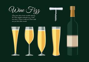 Fizzy Wine Free Vector