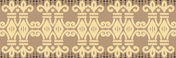etnisch ikat afdrukken batik textiel naadloos patroon digitaal vector ontwerp voor afdrukken Saree kurti Borneo kleding stof grens borstel symbolen stalen ontwerper