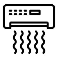 lucht conditioner icoon, schets stijl vector