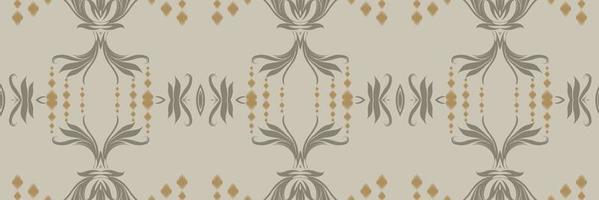 motief ikat damast batik textiel naadloos patroon digitaal vector ontwerp voor afdrukken Saree kurti Borneo kleding stof grens borstel symbolen stalen katoen