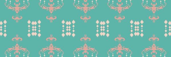 motief ikat damast batik textiel naadloos patroon digitaal vector ontwerp voor afdrukken Saree kurti Borneo kleding stof grens borstel symbolen stalen ontwerper