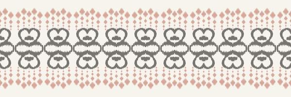 ikat bloem tribal achtergrond naadloos patroon. etnisch meetkundig batik ikkat digitaal vector textiel ontwerp voor prints kleding stof Saree mughal borstel symbool zwaden structuur kurti kurtis kurta's