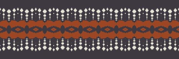 ikat bloem tribal kruis naadloos patroon. etnisch meetkundig ikkat batik digitaal vector textiel ontwerp voor prints kleding stof Saree mughal borstel symbool zwaden structuur kurti kurtis kurta's
