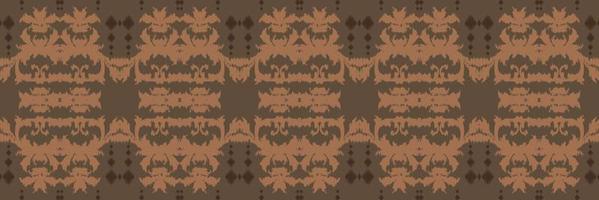 etnisch ikat bloemen batik textiel naadloos patroon digitaal vector ontwerp voor afdrukken Saree kurti Borneo kleding stof grens borstel symbolen stalen katoen